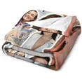 thumbnail image 3 of Pretty #1 Millie Bobby Brown Blanket Super Soft Throw Blanket Silky Flannel Lightweight for Sofa, Bed Blanket All Season Use 50"*60"（130 * 150cm）, 3 of 6