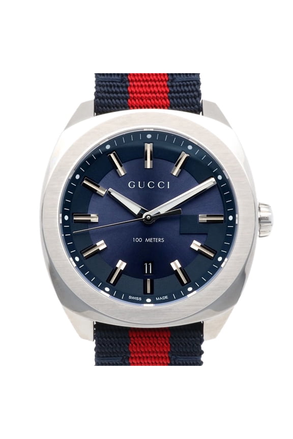 Pre-Owned Gucci watch, stainless steel, YA142304 (142.3), quartz, men's, GUCCI