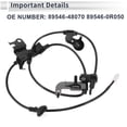 thumbnail image 5 of Unique Bargains Rear Left ABS Wheel Speed Sensor for Toyota RAV4 2014-2018 ABS Sensor Anti-lock Braking System Sensor No.89546-48070 1 Pcs, 5 of 7