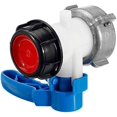 thumbnail image 5 of Conector de conversión de maleta ibc, válvula de mariposa de maleta de granelero mediano 1000l dn40 / ddn50 conector de conversión de drenaje de contenedor de agua de granelero mediano (62mm), 5 of 5