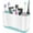 Blue, variant on Toothbrush Holder with Anti-Slip,Plastic Detachable for Easy Cleaning Multi-Functional Storage,Large Electric Toothbrush and Toothpaste Organizer Caddy for Bathroom Vanity,Sink,Countertop (Blue)