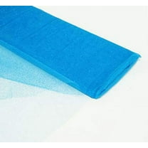 DECORATIVE SILK INC. tulle Glitter Fabric 54" by 10 Yards (30 ft) Tulle Bolt for Wedding, party and Decoration (TURQUOISE)