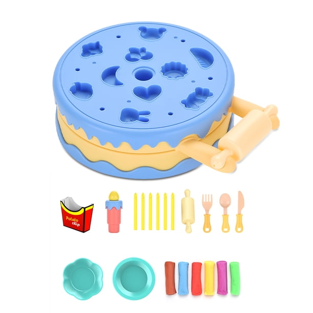 SansRealmL Set Creativo De Cocina Para Amasar – Máquina De Helado, Hamburguesa Y Pasta, 51 Piezas Para Niños +2 Años