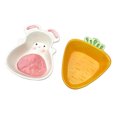 thumbnail image 3 of Fashion Pet Ceramic Bowl Pink Rabbit Shape for Cats and Dogs Multi Color, 3 of 9