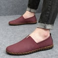 thumbnail image 6 of Big Size Men's Casual Loafers Slip On Leather Shoes Lightweight Driving Shoes Moccasins Classic Penny Loafer Flats Boat Shoes, 6 of 10