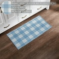 thumbnail image 3 of VHC Brands Annie Buffalo Check Blue Indoor Rug Rect 17x36, Polyester Area Rug, Accent Rug, Floor Decor, Annie Buffalo Check Collection, Rectangle 17x36, Dusk Blue, 3 of 5