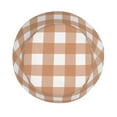 thumbnail image 4 of ZICANCN Brown Plaid Print Bucket Hat , Unisex Print Double-Side-Wear Bucket Hat for Golf Fishing Beach Outdoor, 4 of 5