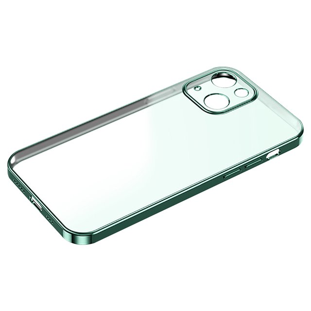 Para IPhone 13 Mini 5.4in Frosted Phone Case Galvanoplastia Agujero fino ultrafino