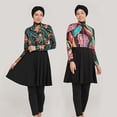 thumbnail image 4 of Traje de baño musulmán Burkini de 3 piezas, traje de baño islámico largo Burkini, traje de baño modesto, falda para mujer, traje de baño, ropa de oración para mujer, 4 of 5