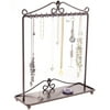 Tall Necklace Holder Organizer Rack Hanging Jewelry Display Tree Stand, Calla