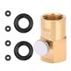 thumbnail image 3 of Adaptador de cilindro de CO2 para el hogar de latón conector de botella de agua de soda de transformación, 3 of 7