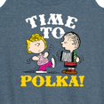 thumbnail image 3 of Peanuts - Time To Polka - Women's Racerback Tank Top, 3 of 6