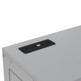 thumbnail image 6 of Full Size Murphy Bed with Shelves, Drawers and USB Ports, Wood Bed Frame Wall Bed Cube Bed, Murphy Bed Cabinet with Drawers for Home Office or Small Room, Foldable Platform Bed Frame, Gray, 6 of 9