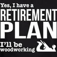 thumbnail image 3 of CafePress - Woodworking Retirement Plan Hoodie (Dark) - Pullover Hoodie, Classic, Comfortable Hooded Sweatshirt, 3 of 4