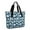 Smiling Ghosts Halloween, variant on Tote Bag for Women - Spider Web and Spiders Halloween Pattern Shoulder Bag - Large Utility Work Duffle Bag with Zipper Handbag for Travel, Work, Sprots