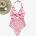 thumbnail image 2 of Women One-Piece Ruffles Bikini Monokini Push Up Padded Swimsuit Swimwear, 2 of 5