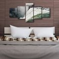 thumbnail image 2 of TISHIRON 5PCS Framed Canvas Wall Art Set,50"x24" Zambezi River Waterfall Landscape Canvas Art Decor, 2 of 7