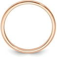 thumbnail image 2 of 14K Rose Gold 1.4mm Half Round Polished Stackable Band Size 7 - Ring Size 7.0, 2 of 8