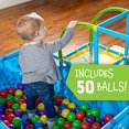 thumbnail image 3 of Eezy Peezy TM300- Playset with 50 Balls, Red/Yellow/Blue, 3 of 5