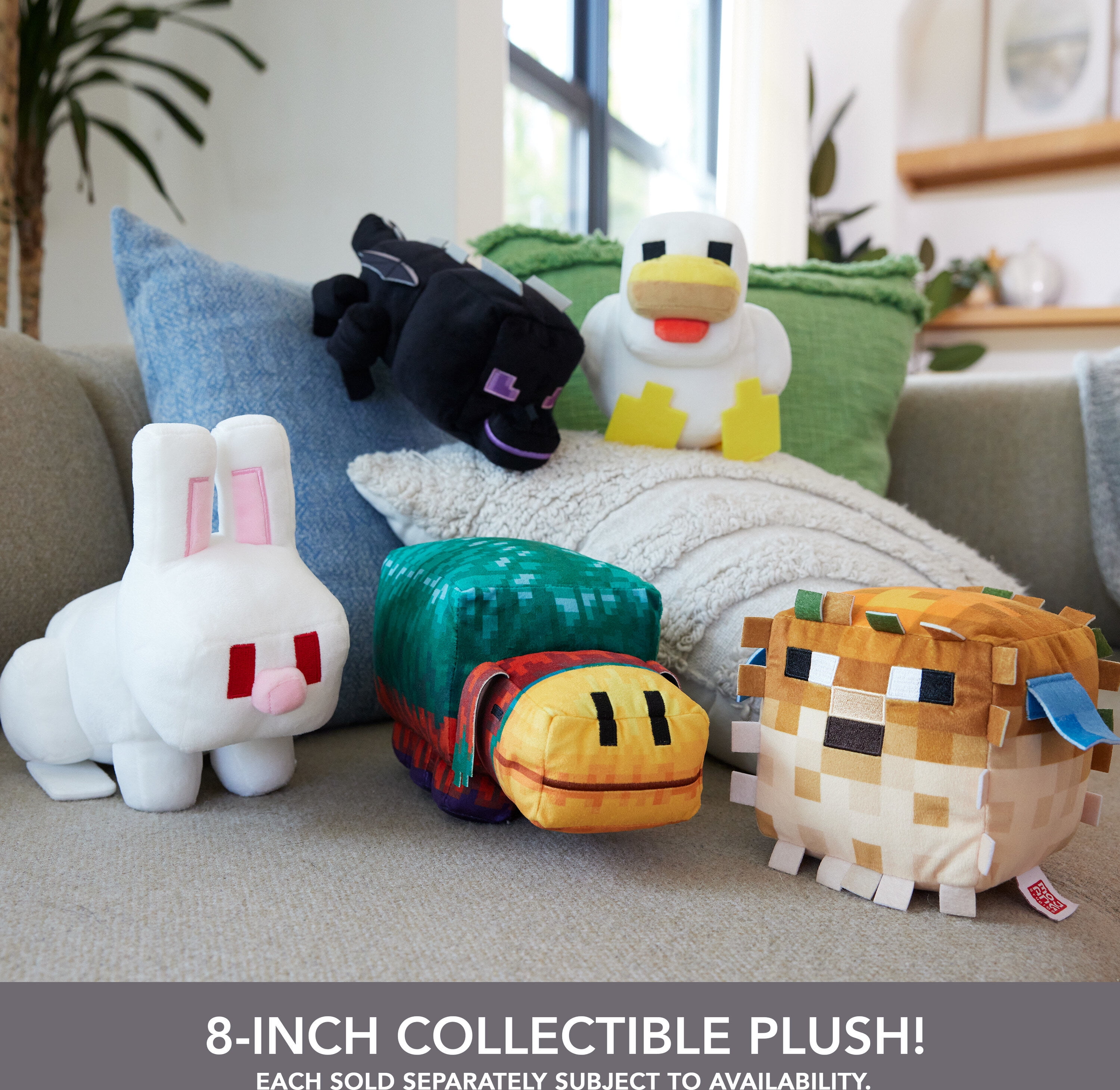 Minecraft Plush Chicken Toy, 8-inch Collectible Soft Doll Inspired by Video Game Character