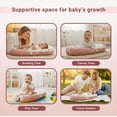 thumbnail image 6 of Baby Lounger – Infant Lounger for Newborn 0–24 Months, Baby Nest Lounger, Portable Newborn Lounger, Soft Breathable Cotton, Essentials for Babies at Home and Travel (PINKr), 6 of 9