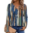 thumbnail image 2 of Fantaslook Henley Long Sleeve Shirts for Women Casual V Neck Fall Tops Dressy Work Blouses, 2 of 9