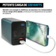 thumbnail image 4 of Power Bank 30,000 mAh Carga Rápida 100 W 2 Puertos USB 2 y USB-C Redlemon, 4 of 7