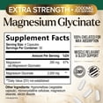 thumbnail image 2 of Magnesium Glycinate 2000mg Per Serving - Chelated Magnesium Supplement for High Absorption Supplement - Muscle, Bone & Heart Health Support - Easy on Stomach Non-GMO Vegan, USA Bottled - 120 Capsules, 2 of 9