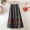 Gray, variant on Maxi Skirts Plus Size High Waist Boho Casual Skirts for Women Flowy Pleated Beach Plaid Stripe Print Loose Breathable Women's Skirts Comfy Winter for Weekend Brunch Gray L