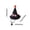 D, variant on Mini Pet Halloween Witch Hat for Cats Small Dogs, Stiff Pointed Hat, Adjustable Elastic Chin Strap Lightweight Pet Headwear Halloween Party Cosplay Photo Prop Festive Pet Costume Accessory