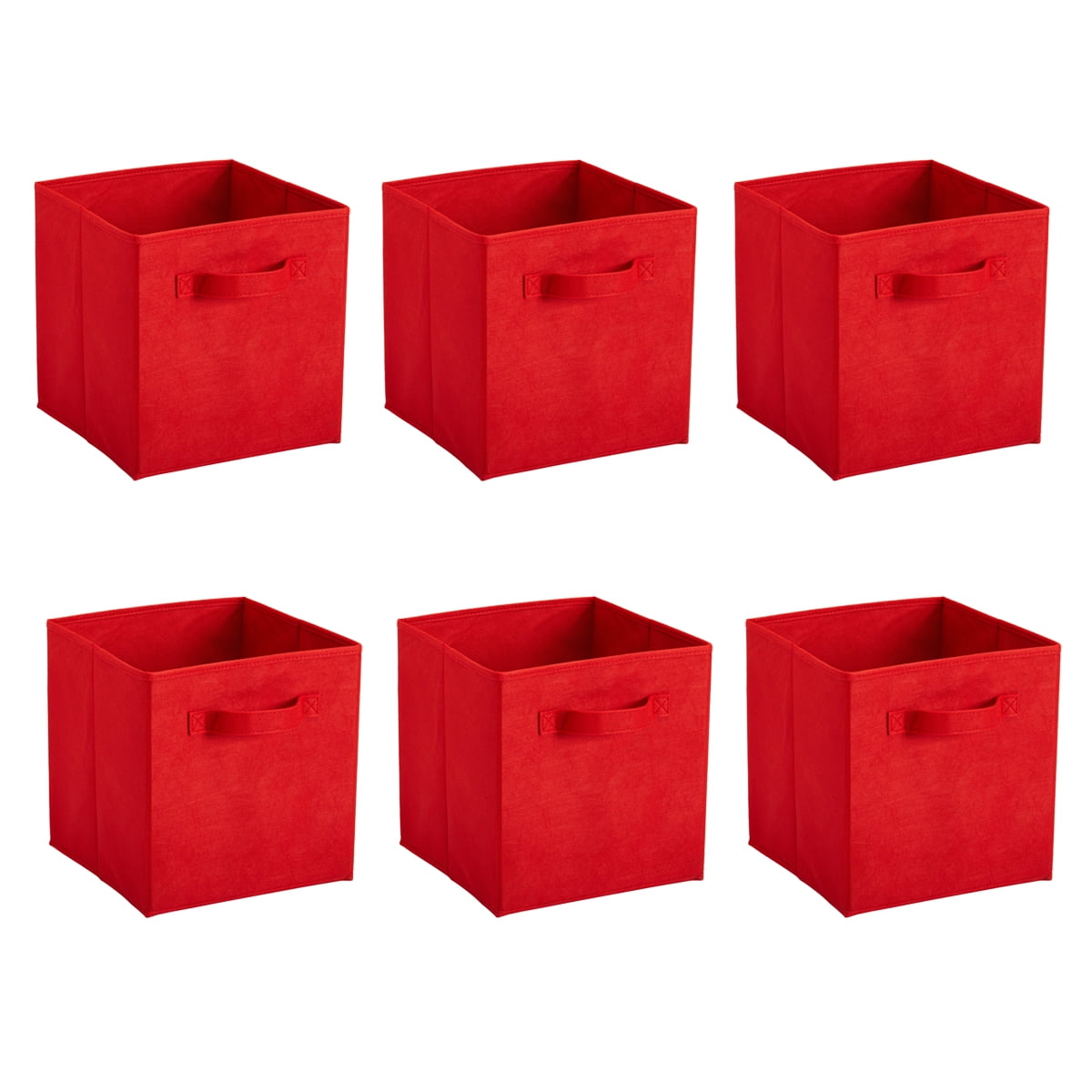 6pcs Foldable Collapsible Fabric Storage Cube Baskets Bo Bins 6pcs Foldable Collapsible Fabric Storage Cube Baskets Bo Bins Organizer Toys Books Collection Containers Drawers