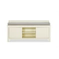 thumbnail image 2 of Linon Banc de Rangement pour Entrée en Blanc, 2 of 16