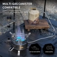 thumbnail image 3 of Cafelite 8500W Camping Gas Stove, 3-Core High Power Propane Butane Portable Stove, Split Backpacking Stove for Outdoor Camping Cooking, High Altitude Compatible with Windshield & Carry Bag, 3 of 9