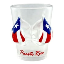 Puerto Rico BikiniBust 3D Shot Glass
