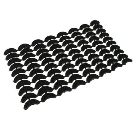 

Multi Pairs Black Heel Plate Taps Tips Pad for High-Heeled Shoes Repair - Black M