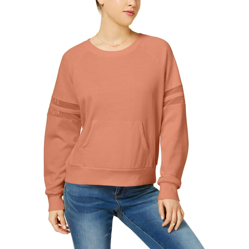 Hippie Rose - Hippie Rose Womens Mesh Inset Long Sleeves Pullover ...