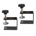 thumbnail image 5 of yotijay 2 Pieces Drawer Fixing Clips Stable Clamping Hardware Tables Desk Mount Woodwork Black, 5 of 9