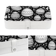 thumbnail image 4 of Easter Elegant PU Leather Jewelry Box with Removable Compartment and Earring Holder - Decorative Storage Box - Portable, 4 of 6