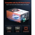 thumbnail image 3 of VEVOR RV Power Converter, 35 Amp, 110V AC to 12V DC RV Converter Battery Charger, 4 Stage Smart Charging, 13V to 16.5V Operating Range, 3 of 9