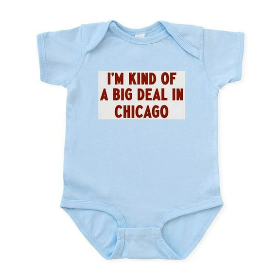 CafePress - Big Deal In Chicago Infant Bodysuit - Baby Light Bodysuit, Size Newborn - 24 Months