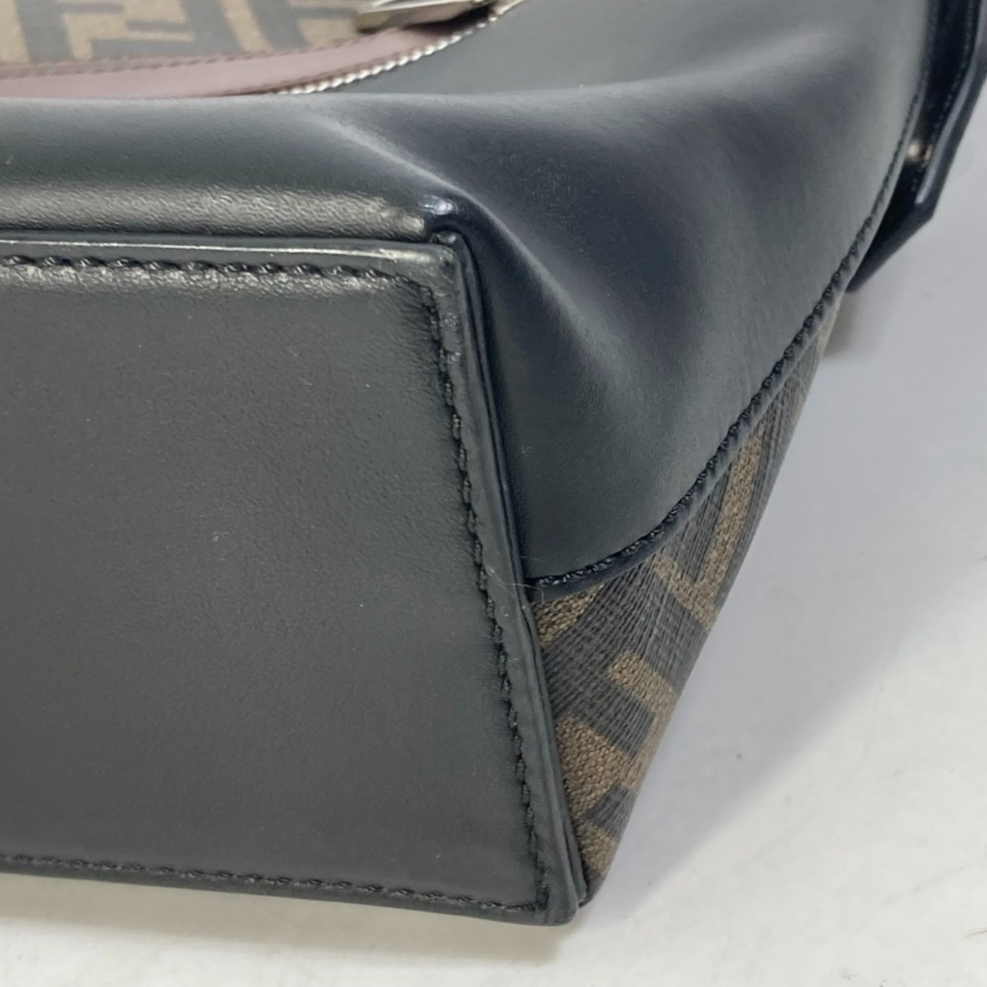 Pre-Owned FENDI Zucca Briefcase 8BH253, 2-Way Business Shoulder/Handbag, PVC, Men's,... (Good)