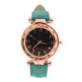 thumbnail image 1 of Reloj de pulsera Yuyangstore multicolor con correa de cuero para fiesta de Verde, 1 of 8