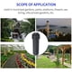 thumbnail image 2 of Inteprter Aspersor telescópico, rociador de agua, dispositivo de riego, rociadores de riego de césped, accesorio de jardinería, componente de Jardín y Patio, 2 of 6