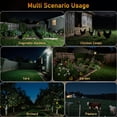thumbnail image 3 of PATIOEASY 2 Pack Solar Nocturnal Animal Repeller with Flickering Flame, Coyote Deterrent for Chicken Coop Garden, 3 of 8