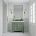 thumbnail image 5 of James Martin Vanities 36" Single Vanity, Smokey Celadon w/ 3 CM White Zeus Top, 5 of 6