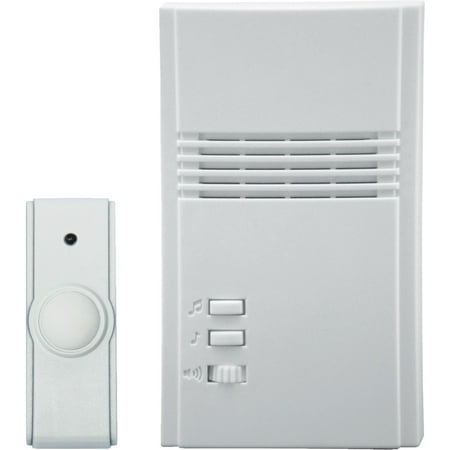 UPC 853009001819 product image for IQ America Off-White Plug-In Wireless Door Chime | upcitemdb.com