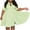 Green, variant on Shirt Dresses for Women Plus Size Button Short Sleeve Mini Dresses Summer Casual Sundresses XXL