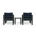 thumbnail image 6 of Tortuga Outdoor Lakeview Aluminum Outdoor Bistro Seating Set (5-Piece) Navy, 6 of 7