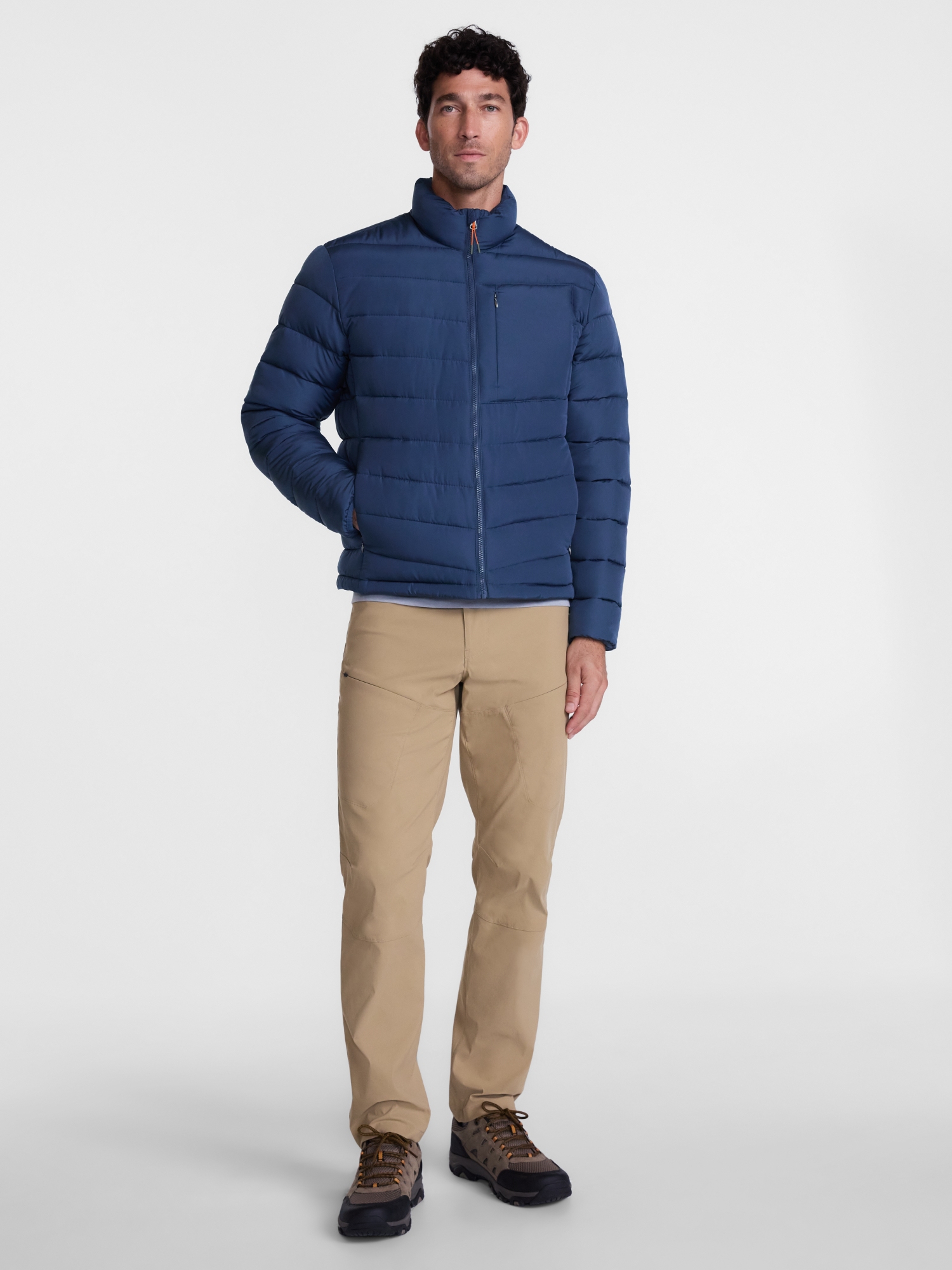Chaqueta tipo puffer de Ozark Trail para hombre y tallas grandes, tallas S-4XB 3