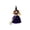 155#Purple, variant on Halloween Cotton Broom Girl Hanging Pendant, Weather Resistant Easy Mount Whimsical Spooky Accent Decor, Cute Witch Style Ornament for Front Porch Window Indoor Outdoor Halloween Party Layout